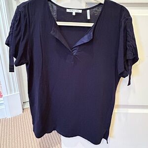 Helmut Lang Relaxed Short Sleeve Blouse
